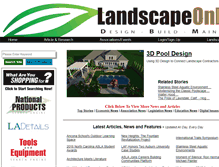 Tablet Screenshot of landscapeonline.com
